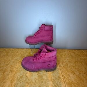 Timberland Premium Waterproof Boots Pink Girls’ Size 13 (TB0A5DMG)
